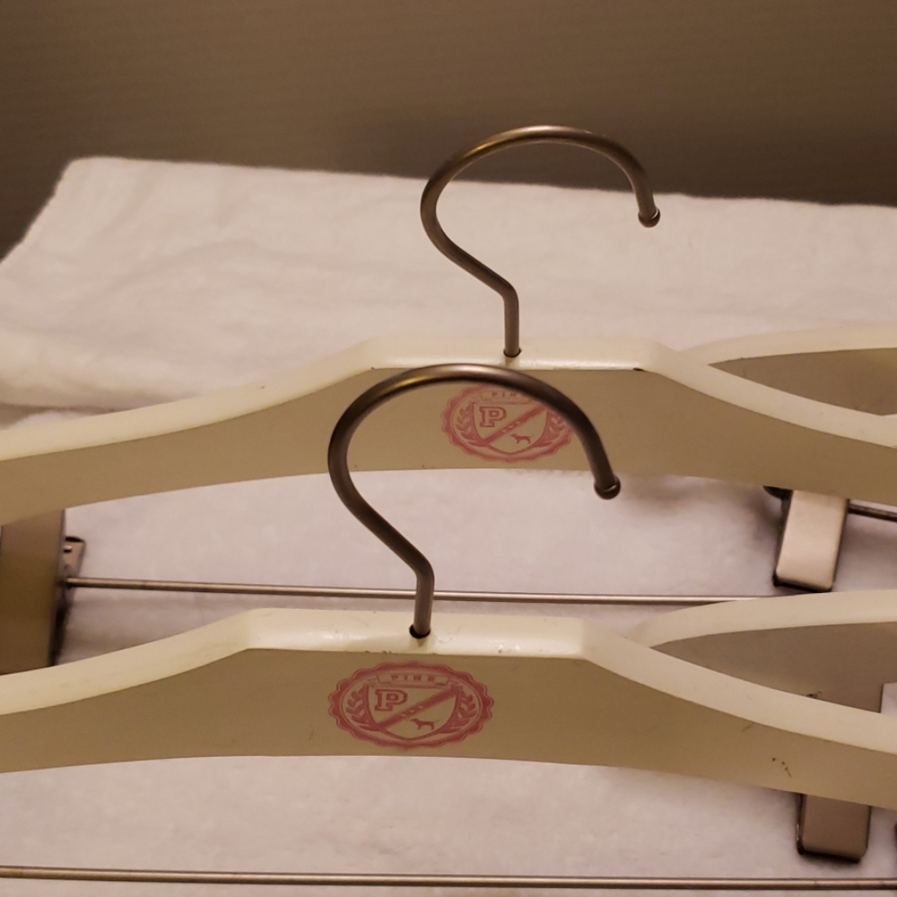 PINK Victoria's Secret Wooden Hangers - Picture 5 of 7